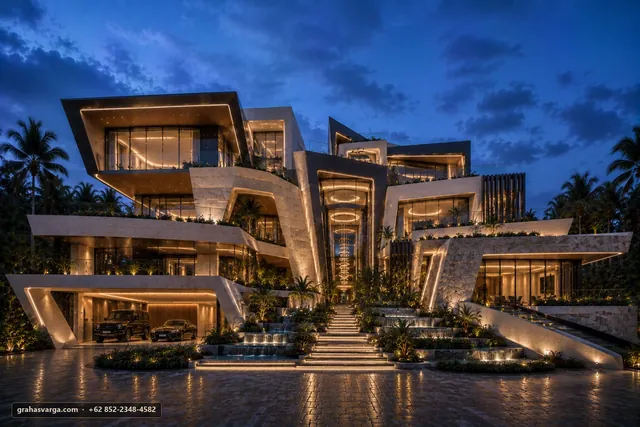 Fasad Modern di Kota Batam yang Tetap Bernilai — visual arsitektur 1