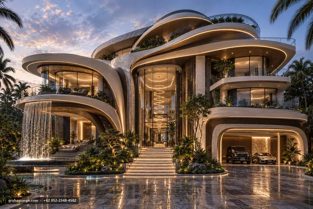 Arsitektur untuk Kabupaten Kepulauan Anambas. — pandangan arsitektur 2